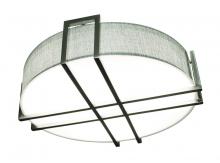 AFX Lighting, Inc. LBTF1624LAJUDSNGY-BB - Lambert 16in Flush,SN,Gray,Battery