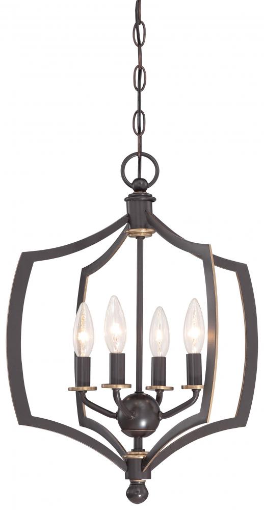 4 LIGHT MINI CHANDELIER