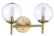 Minka-Lavery 2792-695 - 2 LIGHT BATH FIXTURE IN METAL