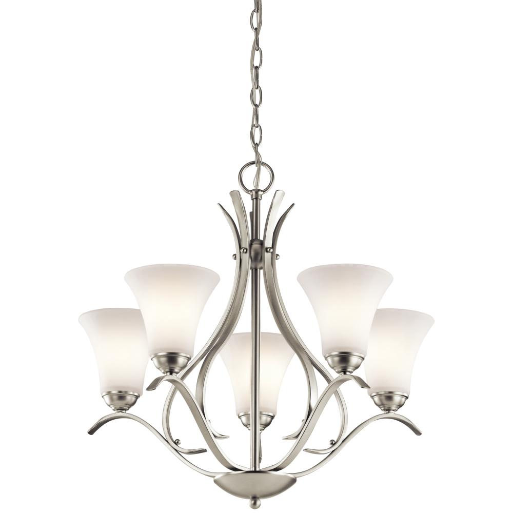 Keiran™ 5 Light Chandelier Brushed Nickel