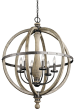 Kichler 43327DAG - Chandelier 6Lt