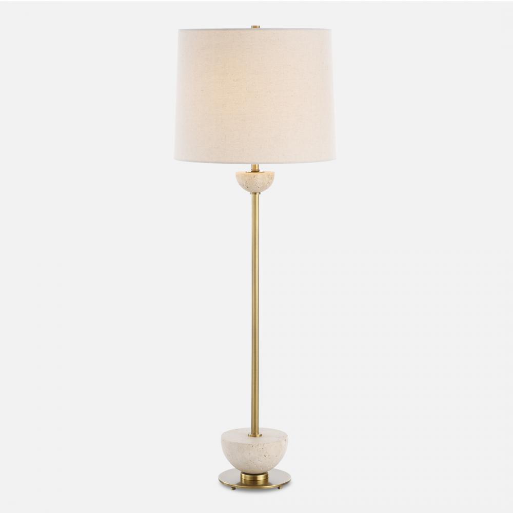 Uttermost Hemisphere Brass Buffet Lamp