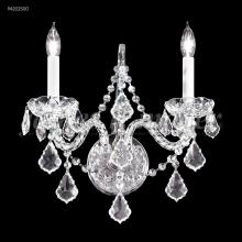 James R Moder 94202S00 - Vienna Glass Light 2 Light Wall Sconce