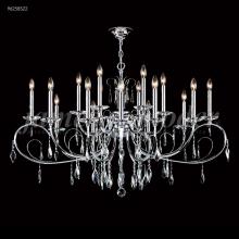 James R Moder 96258S22 - Oval Sculptured Leaf 18 Light Chandelier