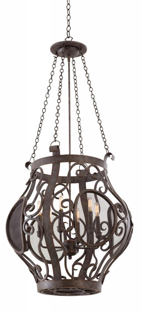 Isabel 6 Light Pendant