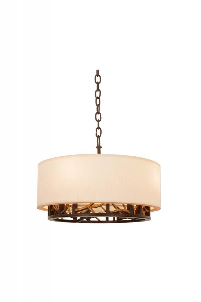 Hudson 18 Inch Convertible Pendant - Semi Flush Mount