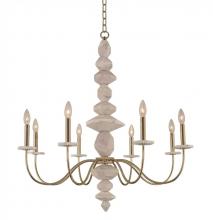 Kalco 304851CG - Carrara 8 Light Chandelier