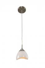 Kalco 313050SN - Vero 1 Light Mini Pendant