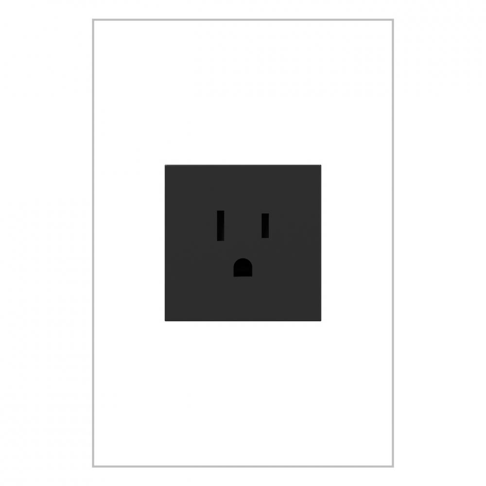 Tamper-Resistant Single Outlet, 15A