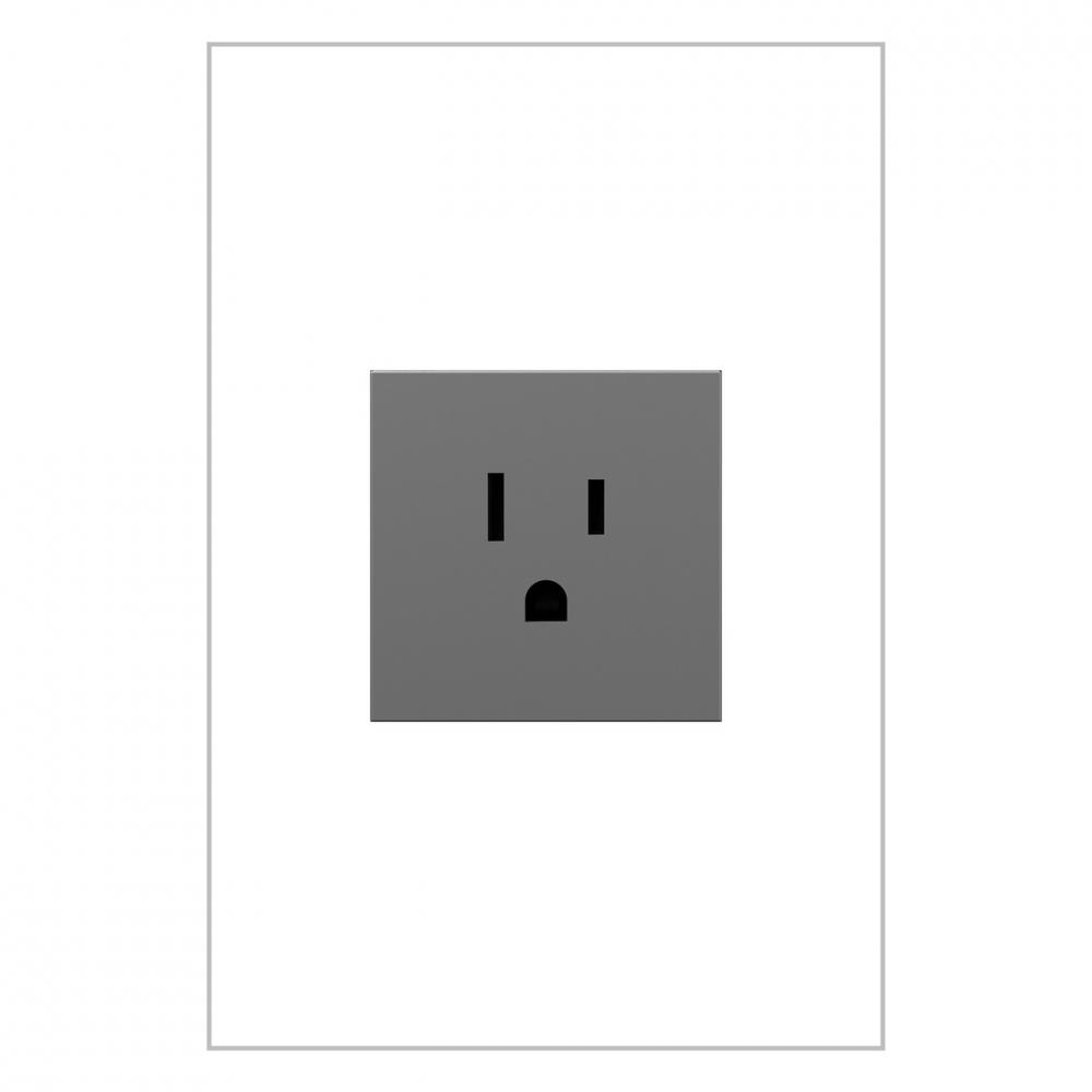 Tamper-Resistant Single Outlet, 15A