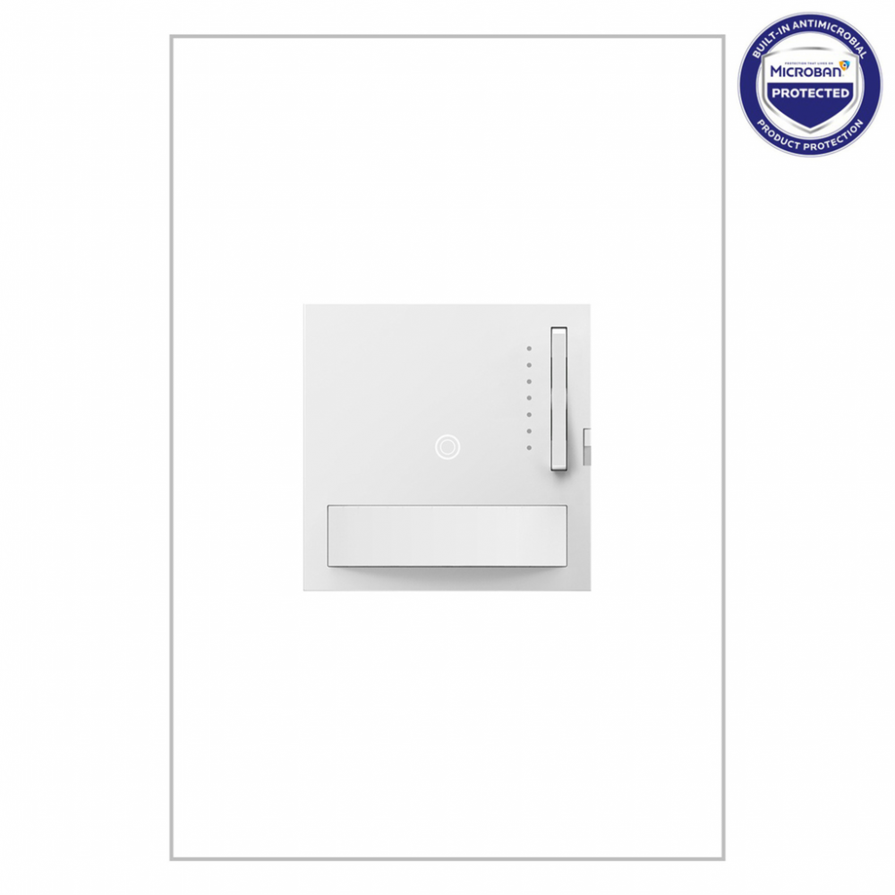 adorne 700W Incandescent/Halogen Motion Sensor Dimmer, White, with Microban
