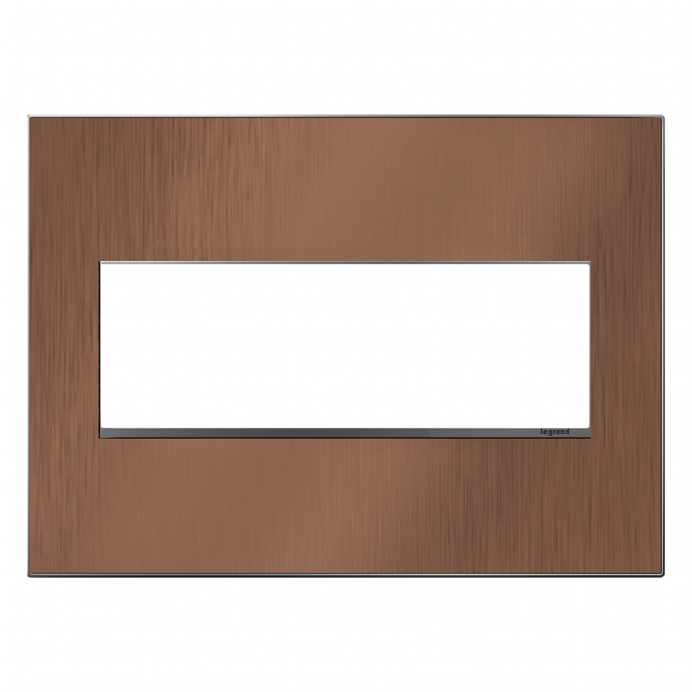 adorne? Copper Three-Gang Screwless Wall Plate