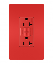 Legrand 2097TRRED - radiant? Spec Grade 20A Tamper Resistant Self Test GFCI Receptacle, Red