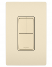 Legrand RCD113LA - radiant? Two Single-Pole Switches and Single Pole/3-Way Switch, Light Almond