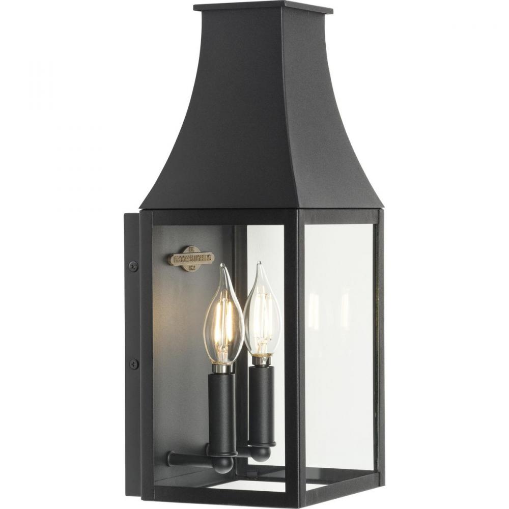 Radcliffe 60W 2-Light Black New Traditional Outdoor Wall Lantern