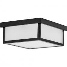 Progress P350114-031-30 - Box LED Black One-Light 10" LED Flush Mount