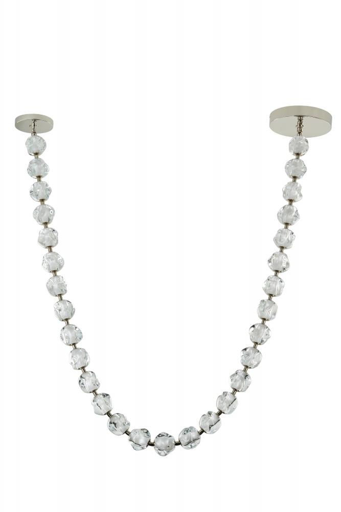 Jackie 29 Light LED Pendant in Polished Nickel