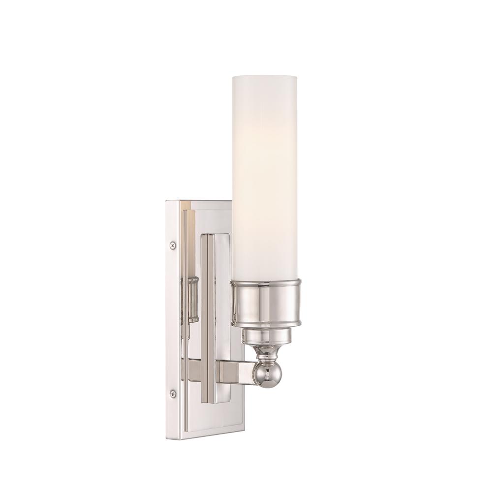 Wilcox 1 Light LED Polished Nickel Sconce