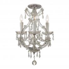 Crystorama 4473-CH-CL-S_CEILING - Maria Theresa 4 Light Swarovski Strass Crystal Polished Chrome Semi Flush Mount