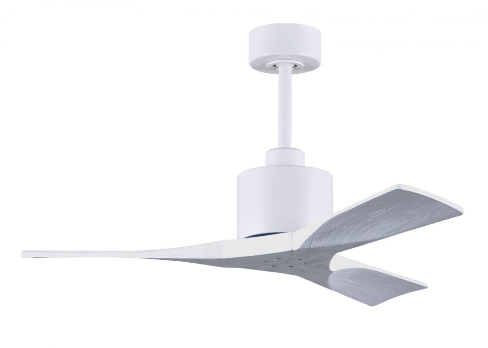 Nan 6-speed ceiling fan in Matte White finish with 42” solid matte white wood blades