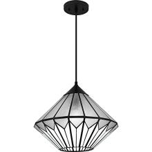 Quoizel TF6813MBK - Olivier 1-Light Matte Black Pendant