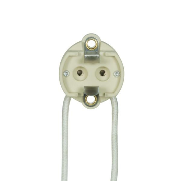 G12 HID Socket; 5KV 8" SF-2 Leads; 3/4" Height; 1-3/8" Diameter; 1-1/4" CC Screw