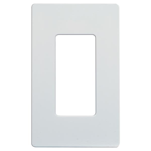 Wallplate For Dimmers And Sensors; 1-Gang; White Finish; Lutron