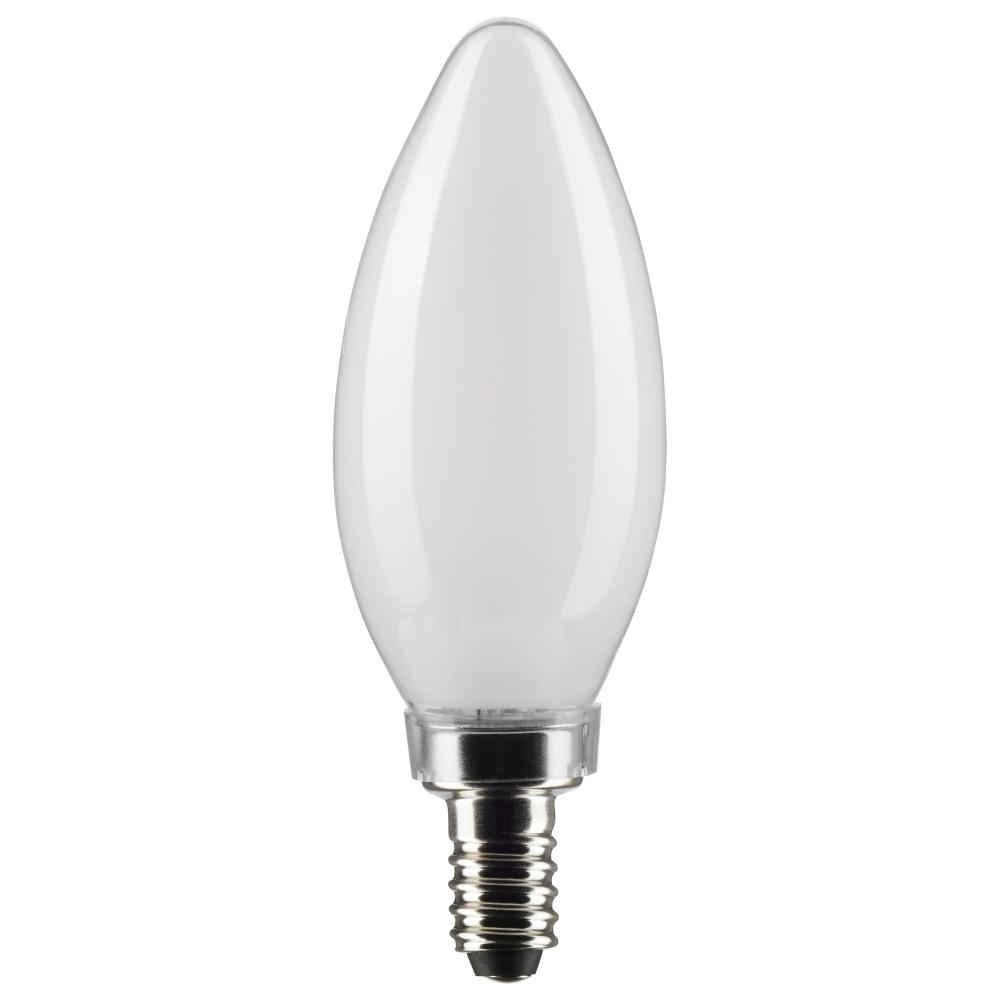 5.5 Watt B11 LED; Frost; Candelabra base; 90 CRI; 5000K; 120 Volt