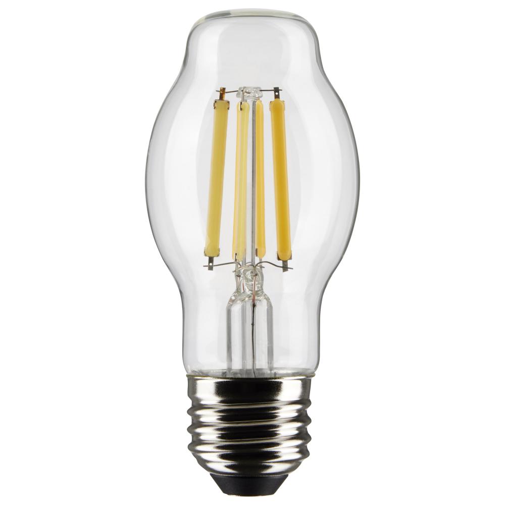 8 Watt BT15 LED; Clear; Medium Base; 2700K; 800 Lumens; 120 Volt