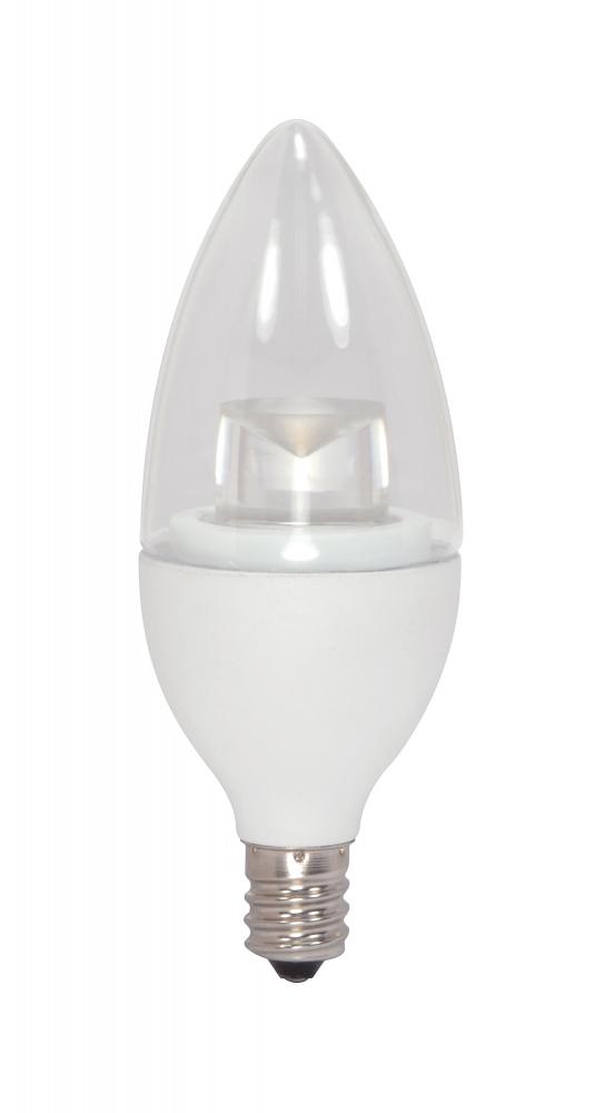 3.5 Watt LED Candle; 2700K; Candelabra base; 120 Volt