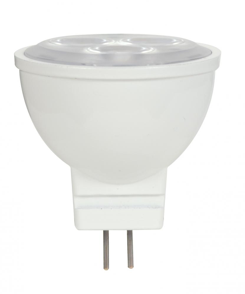 3W; LED; MR11; 2700K; 25 deg. beam spread; 25000 Average rated hours; 210 Lumens; GU4 base; 12 Volt