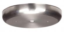 Satco Products Inc. 90/1937 - Contemporary Canopy Kit; Brushed Nickel Finish; 5" Diameter; 7/16" Center Hole; 2-8/32 Bar