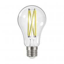 Satco Products Inc. S12429 - 12.5 Watt LED A19; Clear; Medium Base; 2700K; 90 CRI; 120 Volt