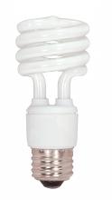 Satco Products Inc. S7222 - 15 Watt; Mini Spiral Compact Fluorescent; 4100K; 82 CRI; Medium base; 120 Volt