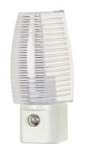 Satco Products Inc. S75/071 - LED Night Light, Automatic Sensor, Decorative Lens Lampshade, On at Dusk - Off at Dawn