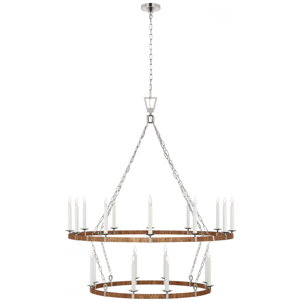 Visual Comfort Darlana Wrapped Chandelier - Thumbnail 4