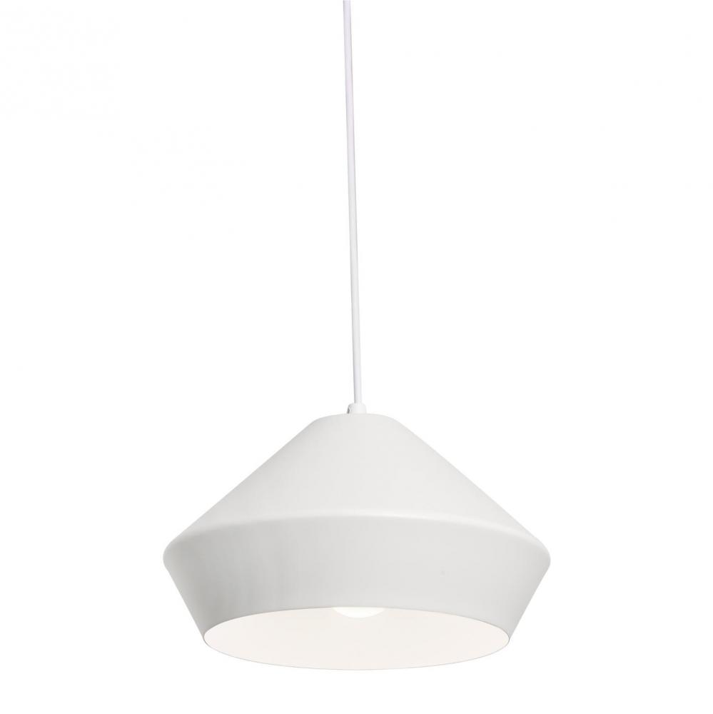 MILO PENDANT MEDIUM BASE 120V WHITE