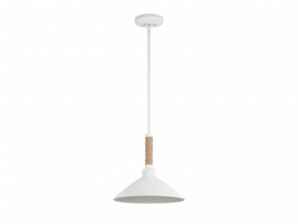 Journey 1-Light Pendant in Natural White