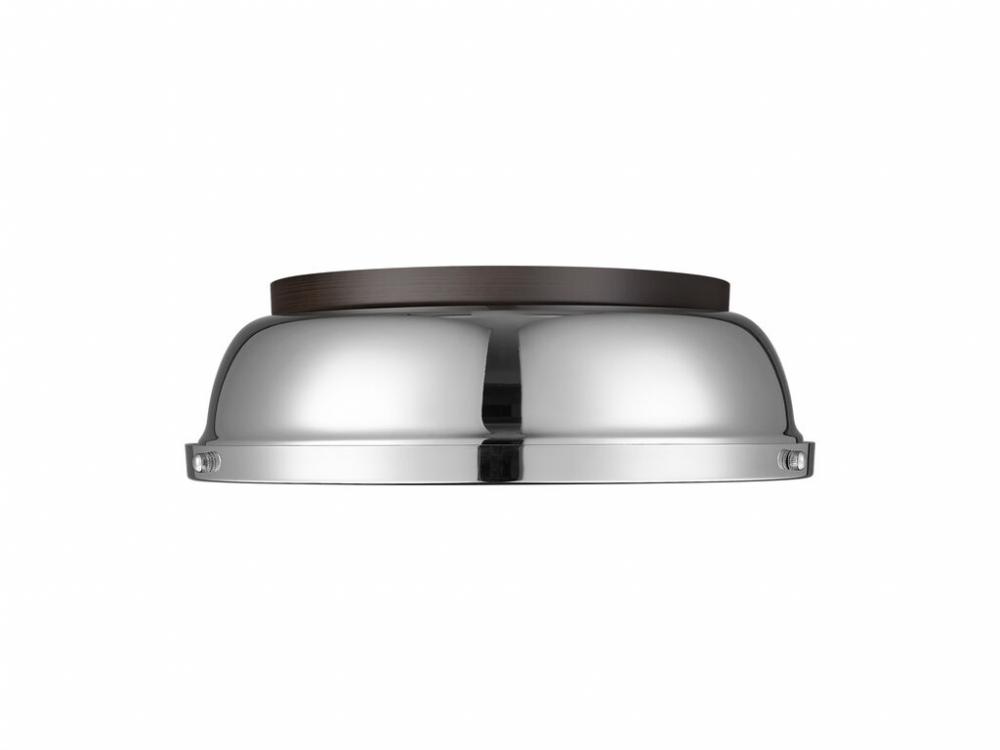 Duncan 3-Light Bath Vanity in Rubbed Bronze with Pewter
