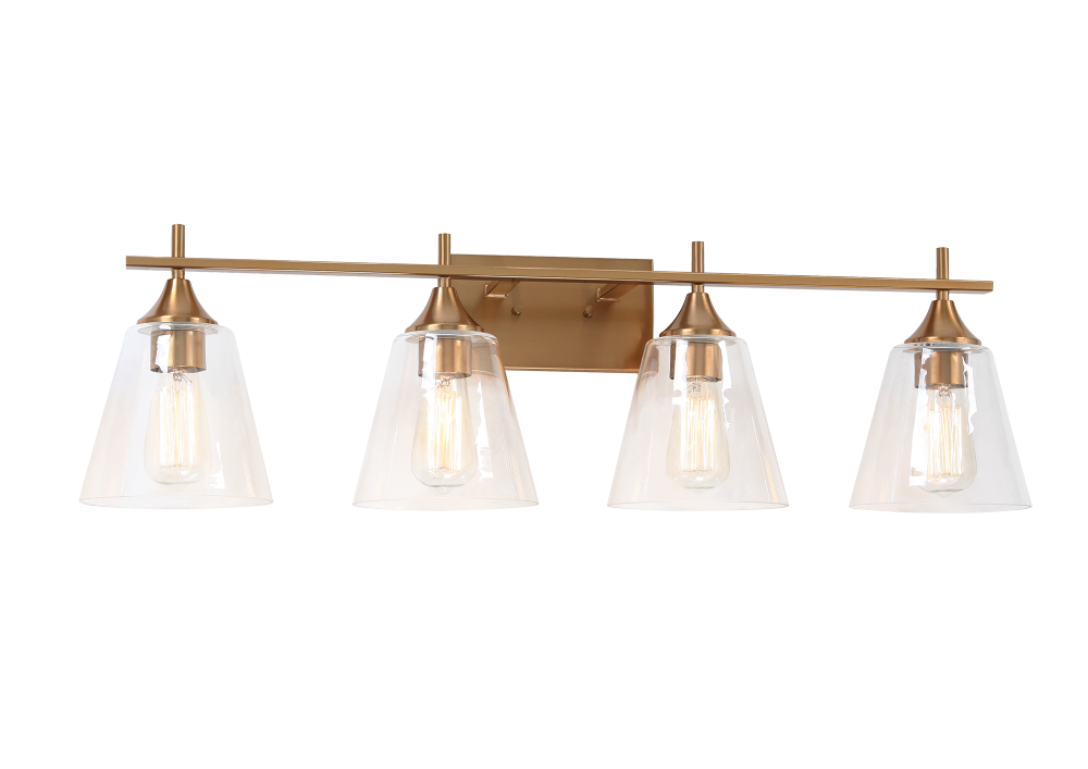 Hollis Aged Gold Brass Wall Sconce