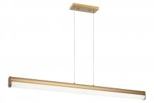 Matteo Lighting C36542AG - 42"L LED "JUNCTION" AGED GOLD PENDANT