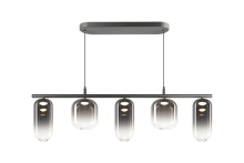 Matteo Lighting C37405MBSM - Refrax Matte Black Pendant