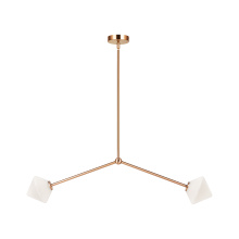 Matteo Lighting C81742AGOP - Novo Aged Gold Brass Pendant