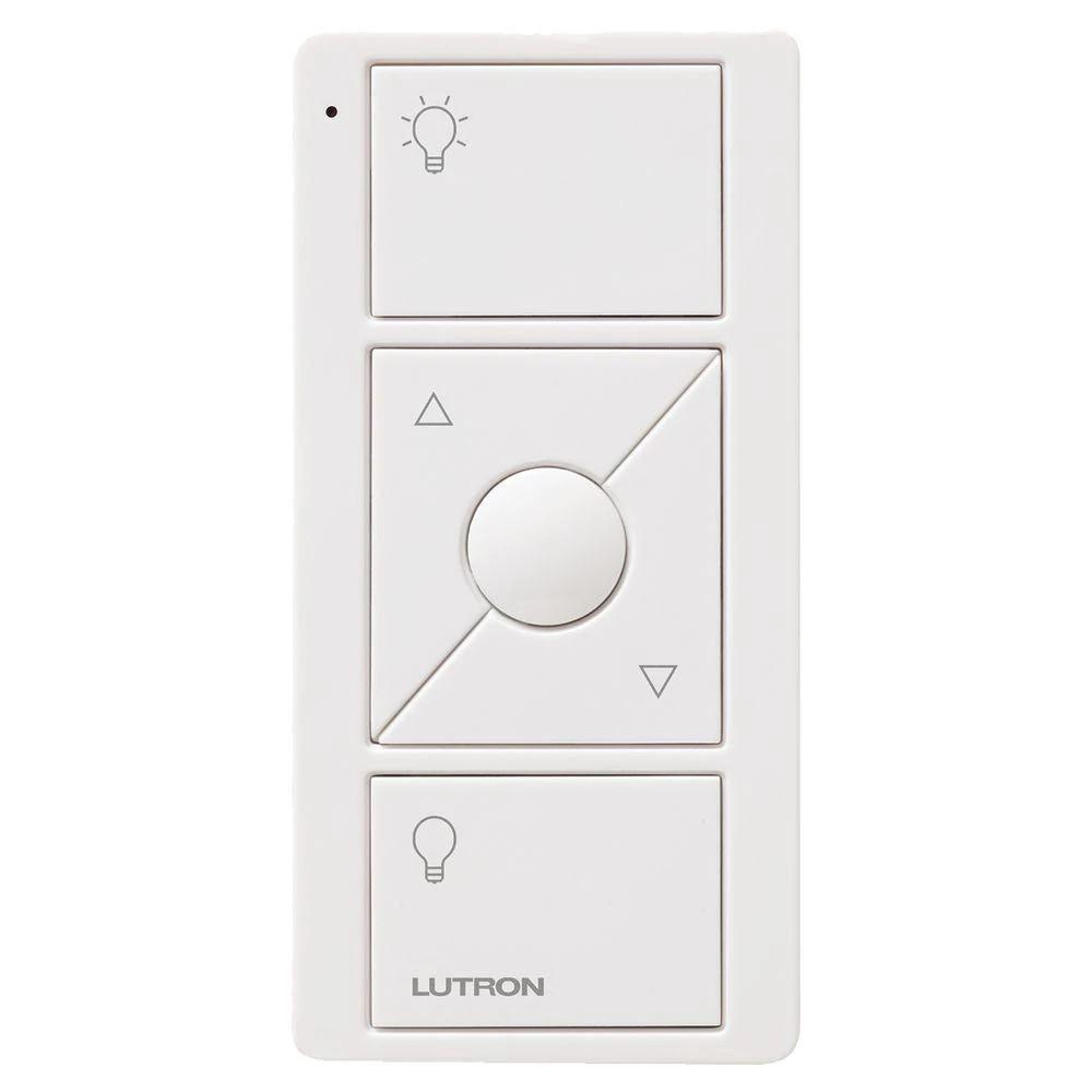 3-Button Pico Remote for Dimmer, White