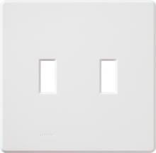 Lutron Electronics FW-2-WH - FASSADA FASHION WALLPLATE, 2 GANG, WH