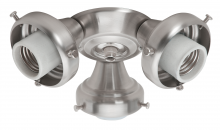 Hunter 99136 - Hunter Three-Light Brushed Nickel Fitter