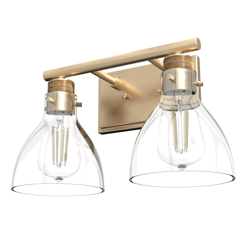 Van Nuys 2 Light Vanity Alt Gold