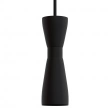 Hunter 19827 - Hunter Zola Flat Matte Black 1 Light Pendant Ceiling Light Fixture