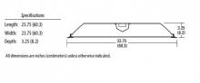 Acuity Brands 2GTL 2 40L GZ10 LP840 - Lensed LED Troffer, Two lamps, Nominal 4