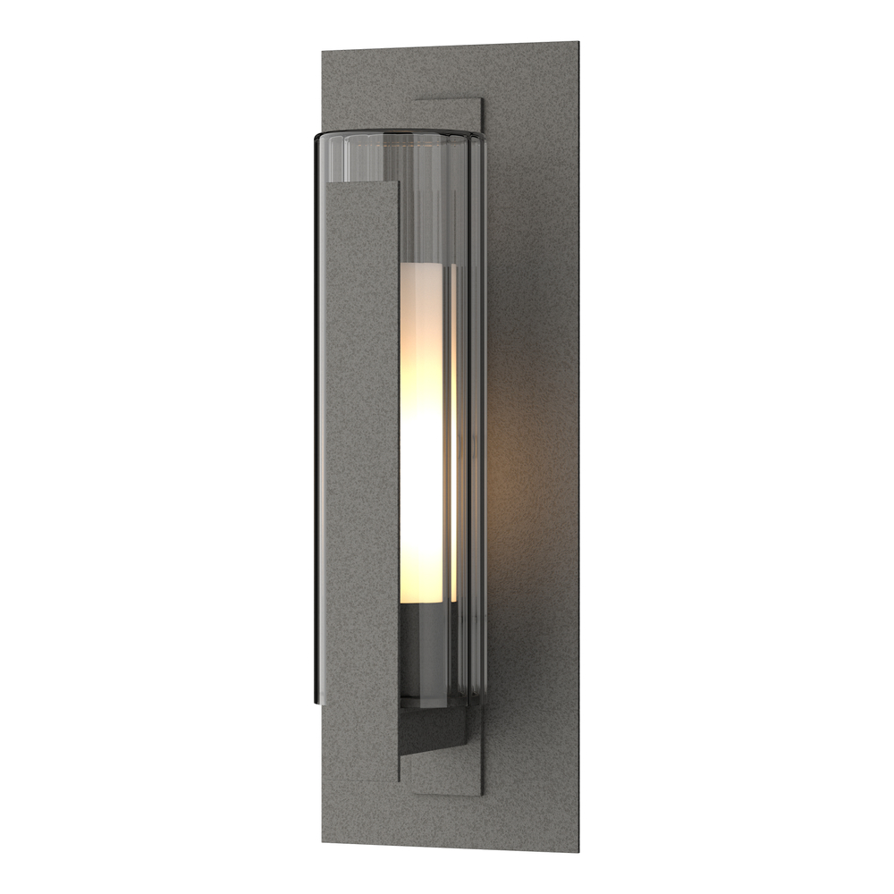 Hubbardton Forge Vertical Bar Fluted Glass Sconce